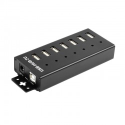 Industrial Grade USB HUB, Extending 7x USB 2.0 Ports, With Power Supply Industrial Grade USB HUB, Extending 7x USB 2.0 Ports, With Power Supply