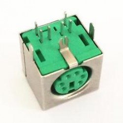 PS2 Female Connector - PCB Mount Type - PS/2 6 Pin Mini DIN Plug - GREEN PS2 Female Connector - PCB Mount Type - PS/2 6 Pin Mini DIN Plug - GREEN