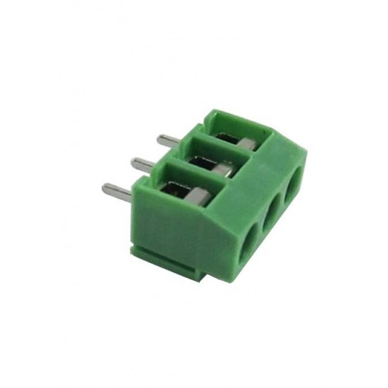 PCB Screw Terminal Block - 3 Pin Wire to Board Connector - 5mm Pitch -126-3