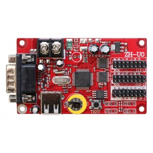 LED Display Controller Card  - 16*2048 Points - USB+ RS232 Serial - P10 LED controller