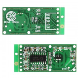 Microwave Radar Based Human Body Movement Sensor - RCWL 0516 - Motion Sensor - 5-8 Meter