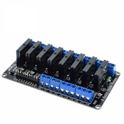 8 Channel Solid State Relay Card - 5V DC - High Level Triggered 8 Channel Solid State Relay Card - 5V DC - High Level Triggered