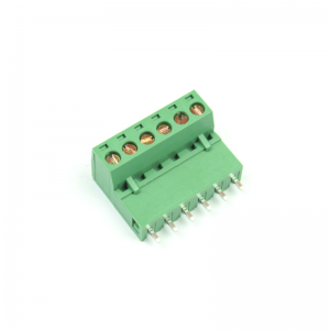 5085-6P Pluggable Terminal Block - 6P - 5.08m Pitch - Straight Male Connector