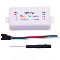SP105E - Bluetooth 4.0 Magic LED Pixel Controller - 2048 Pixels Supported SP105E - Bluetooth 4.0 Magic LED Pixel Controller - 2048 Pixels Supported