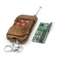 PT2272 - 4 CH RF Remote Control - Transmitter Receiver Pair - Momentary PT2272 - 4 CH RF Remote Control - Transmitter Receiver Pair - Momentary