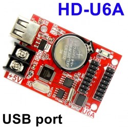 LED Controller Card - 32*320 - Single Color - 2x HUB12 - USB Disk