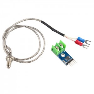 MAX6675 Module with K-Type Thermocouple Sensor Probe - 0-1024℃ MAX6675 Module with K-Type Thermocouple Sensor Probe - 0-1024℃
