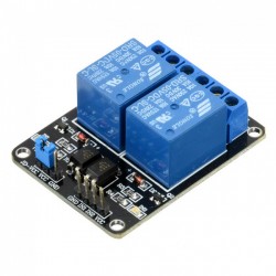2 Channel Relay Module - 5V - Low Level Triggered  - Isolated Input 