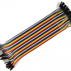 Female to Female Jumper Wires - Set of 40 - 2.54mm - 20cm Length