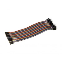 Female to Male Jumper Wires - 20cm Length - 2.54mm - Set of 40