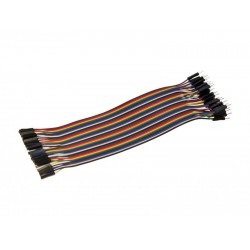 Female to Male Jumper Wires - 20cm Length - 2.54mm - Set of 40