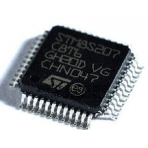 STM8S207C8T6 - 24MHz 8 bit CPU - 64K Flash- 6K SRAM - ADC - EEPROM - 48LQFP STM8S207C8T6 - 24MHz 8 bit CPU - 64K Flash- 6K SRAM - ADC - EEPROM - 48LQFP