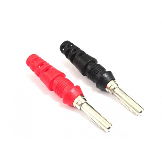 4mm Banana Plug - RED-BLACK Pair - 30A Insulated
