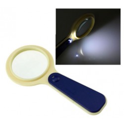 Handheld 5x Magnifier with LED illumination for Electronics Repair Works LJ-009 Handheld 5x Magnifier with LED illumination for Electronics Repair Works LJ-009
