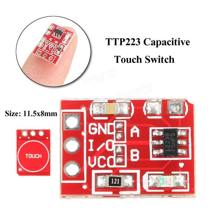 Buy TTP223 - Capacitive Touch Key / Switch Online in India at