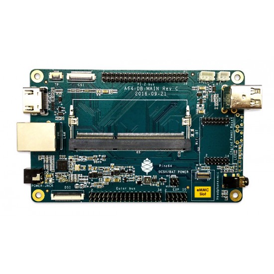 SOPINE A64 Compute Module + Baseboard Combo