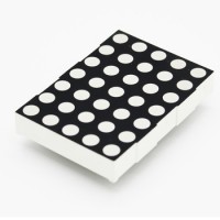 2.3inch 5x7 LED Dot Matrix Module - RED 5mm LED 