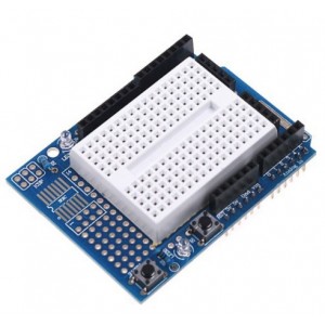 Arduino UNO Proto Shield with SYB170 Breadboard 