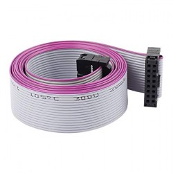 16 Pin Flat Ribbon Cable (FRC) Cable - 2.54mm Pitch -  Variable Length 