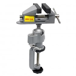 Mini Bench Vise - 360  Rotating Universal Vise - 50mm Jaw Opening - 78mm Jaw Width