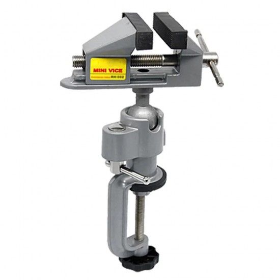Mini Bench Vise - 360  Rotating Universal Vise - 50mm Jaw Opening - 78mm Jaw Width