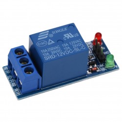 12V Single Channel Relay Module - Low Level Trigger