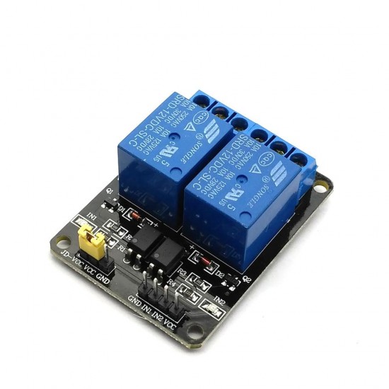 2 Channel Relay Module - 12V - Low Level Triggered  - Isolated Input