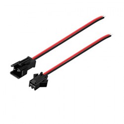 JST SM Connector 2P 2.54mm Pitch 10 CM Wire Length Pair of M+F JST SM Connector 2P 2.54mm Pitch 10 CM Wire Length Pair of M+F