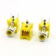 RCA-103P - Single Channel AV RCA Female Connector - PCB Mount - 3 Pin - YELLOW Color