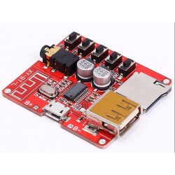 3.7 5V Bluetooth Audio Receiver Board - Optional USB and TF card Playback - Lossless Decoder