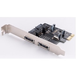 ROCKPro64 PCI-E To Dual SATA-II Interface Card, ASM1061 ROCKPro64 PCI-E To Dual SATA-II Interface Card, ASM1061