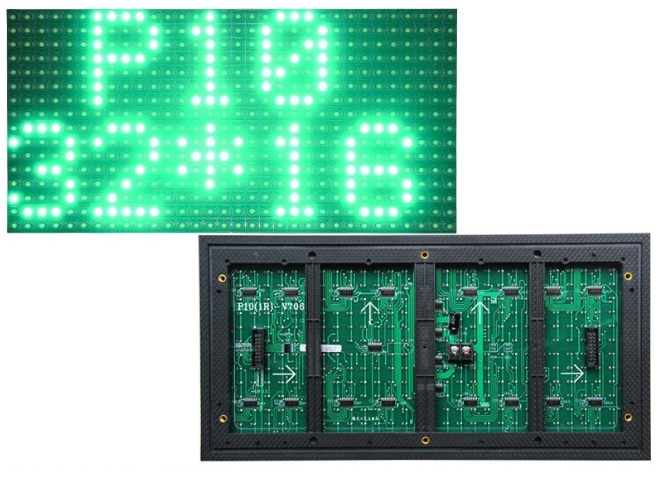 Buy P10 Green Outdoor LED Dot Matrix Panel - 32x16 LEDs Buy P10 Green Outdoor LED Dot Matrix Panel - 32x16 LEDs