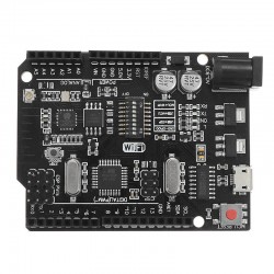 Wemos UNO + WiFi - ATmega328p + ESP8266 8Mb Flash - CH340G USB to TTL - NodeMCU