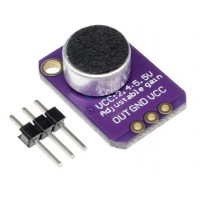MAX4466 Electret Microphone Pre Amplifier Module Adjustable Gain 2.4-5V DC
