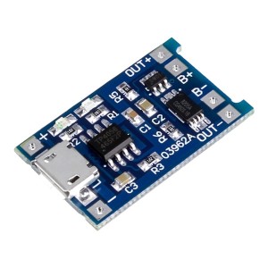TP4056 Li-ion Battery Charger Module with Protection - Micro USB TP4056 Li-ion Battery Charger Module with Protection - Micro USB