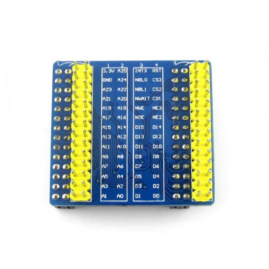 IS62WV12816BLL  SRAM Breakout Board - 2Mbit (128K x 16bits) - 16Bit Parallel Interface