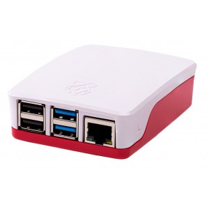 Official Raspberry Pi 4 Case - Red White Official Raspberry Pi 4 Case - Red White