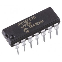 PIC16F676-I/P 8-bit PIC Microcontroller - 14Pin DIP - Microchip