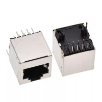 Vertical 8P8C RJ45 5224 Ethernet Modular Socket Connector 