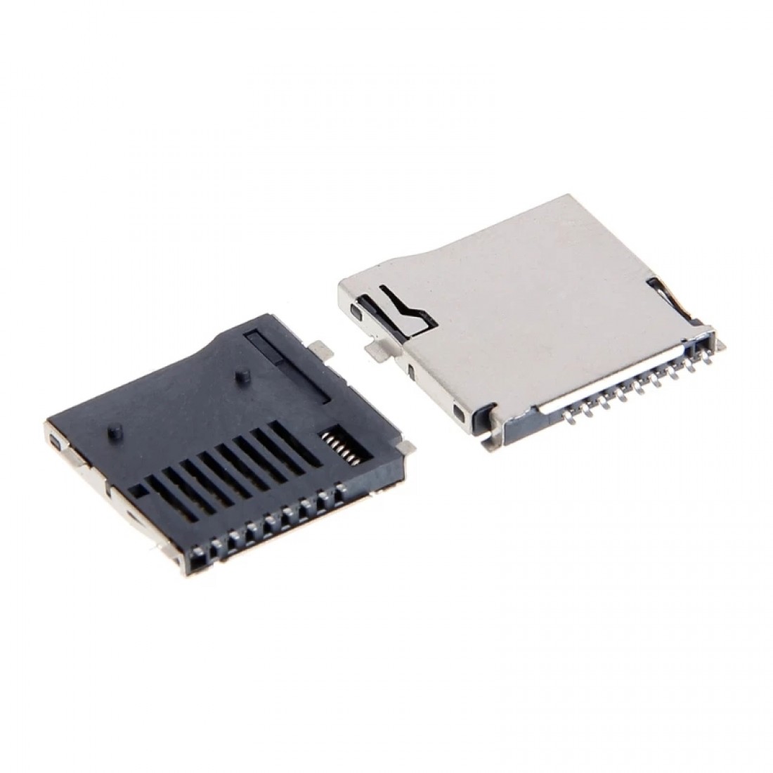 Buy Micro SD Card Connector - Push-Push Type - 9Pin - Surface Mount ...