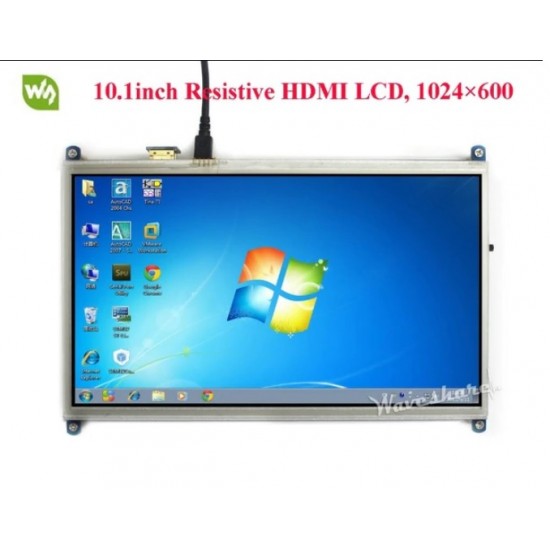 10.1inch HDMI LCD Display for Raspberry Pi 1024×600 - Resistive Touch -  Waveshare 