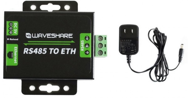 Buy Waveshare Industrial RS485 to Ethernet Converter RS485 to Ethernet ...