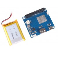 Waveshare Li-Poly Battery HAT for Raspberry Pi - 3000mAh Li-Poly Battery - Quick Charge