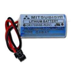 Mitsubishi CR17335SE-R Q6BAT 3V 1800mAh Lithium Battery for Industrial PLC Mitsubishi CR17335SE-R Q6BAT 3V 1800mAh Lithium Battery for Industrial PLC