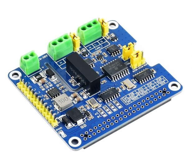 2-ChannelIsolatedCANFDExpansionHATforRaspberryPi