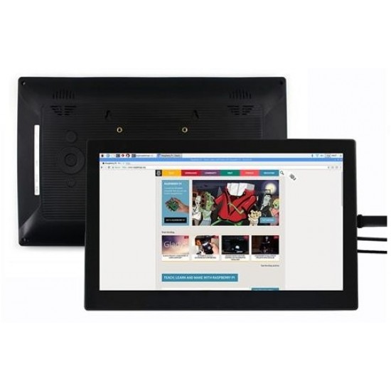 Waveshare 13.3inch HDMI LCD (H) (with case) 1920x1080, IPS Capacitive Touch Supports Multi Mini PC