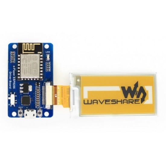 Universal e-Paper Raw Panel Driver Board ESP8266 WiFi SoC Based