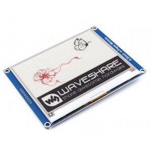 400x300, 4.2inch E-Ink display module(B), red/black/white three-color, SPI interface