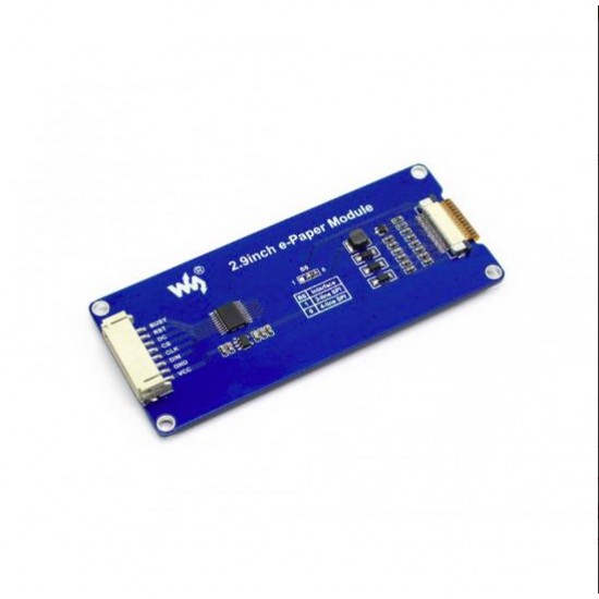 296x128, 2.9inch E-Ink display module, three-color, SPI interface