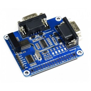 2 Channel RS232 Expansion HAT for Raspberry Pi - Isolated Signal Design - SC16IS752+SP3232 2 Channel RS232 Expansion HAT for Raspberry Pi - Isolated Signal Design - SC16IS752+SP3232